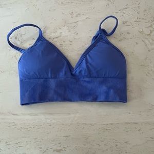 Blue lululemon bra
